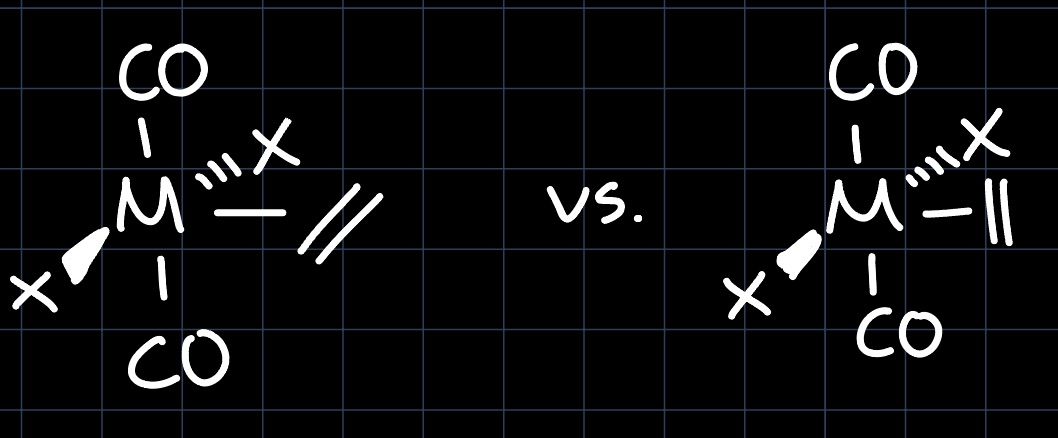 square pyramidal with CO